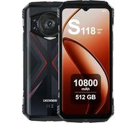 SUBZONAL-S118 Smartphone Incassable 2024, 20Go RAM512Go ROM, 10800mAh, Écran 6.58 FHD 120Hz, 50MP Caméra, Android 14, Octa Core, 4G Dual SIM Telephone Portable Debloqué, GPS, NFC, Fingerprint, Roug