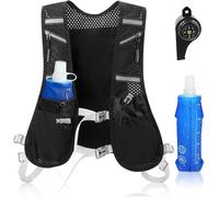 Subzonal-Sac Hydratation Running, Réglable Gilet Hydratation Avec 1 Soft Flask 500 Ml Et Un Sifflet De Survie, Réfléchissant Trail,Gilet Course A Pied Homme E Femme
