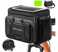 Subzonal-Sacoche De Guidon Vélo 7l ¿ Sac De Guidon Imperméable Avec Adaptateur De Guidon Pour Vélos Et Vélos Électriques, Sacoche De Guidon Avec Écran Tactile Et Sangle D'épaule Amovible