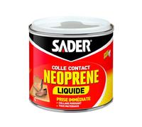 SUBZONAL-Sader Colle Contact Néoprène Liquide ¿ Colle Extra Forte Tous Matériaux ¿ Prise Immédiate ¿ Idéale pour Surfaces Horizontales ¿ Applicable au Pinceau ¿ Boîte de 500 ml