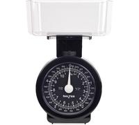 SUBZONAL-Salter Balance de Cuisine Mécanique avec bol Compacte - Capacité 5kg - Garantie 15 ans - Noir