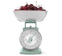SUBZONAL-Salter Balance de Cuisine Mécanique Timeless, Capacité de 5 kg, Bol de 1L, Résistant au Lave-Vaisselle, Cadran à Grand Chiffre Facile à Lire, Idéale pour Pesée d'Aliments, Design Élégant, Sa
