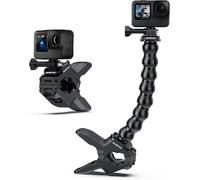 SUBZONAL-Sametop Fixation Pince Jaws Clamp Flexible Bras de Serrage Support Mâchoires Col de Cygne Compatible avec GoPro Hero 13 12 11 10 9 8 7 6 5 Session DJI Caméras d'action