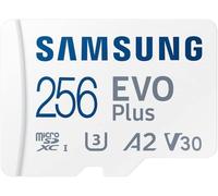 SUBZONAL-Samsung Evo Plus 256 Go microSD SDXC U3 Classe 10 A2 Carte mémoire 130 Mo/s Adaptateur 2021 MB-MC256KA APC