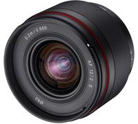 SUBZONAL-Samyang AF 12 mm F2.0 E pour Sony E - Autofocus APS-C Objectif à focale fixe grand angle pour Sony E Mount APSC