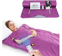 SUBZONAL-Sauna Infrarouge, Couverture de Sauna Portable, Conception Portable pour la Relaxation,Détox et la Désintoxication la Plus élevée, Contrôle de La Minuterie, 180 * 80CM