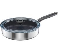 Subzonal-Sauteuse Avec Couvercle, Ø 26 Cm, Poêle Anti-Adhésive, Convient Pour Toutes Les Cuisinières, Inox Recyclé, Functional Form, Noir, 1072314