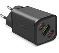 SUBZONAL-SBS Chargeur multiport 100W, 2 Ports USB-C, 1 Port USB-A, GaN, Power Delivery, Compact, idéal pour Smartphones Android, iPhone, Tablette, MacBook, Ordinateur Portable