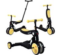 Subzonal-Scootizz Draisienne Evolutive 5 En 1 Avec Barre De Poussée/Tricycle Bébé Évolutif/Trottinette Enfant
