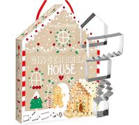 Subzonal-Scrap Cooking - Kit Découpoirs Maison Pain D¿Épices - 5 Emporte-Pièces En Inox Pour Gingerbread House - Moules Pâtisserie Noël Décoration - 3975