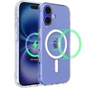 Subzonal-Sheerforce Coque De Protection Pour Iphone 16 (Compatible Magsafe, Design Fin, Protection Antimicrobienne, Antirayure, Magnétique Et Anti-Impacts, Transparent)