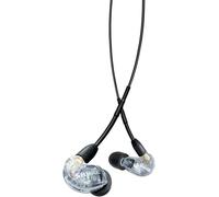 SUBZONAL-Shure AONIC 215 Écouteurs Isolants du Son Filaire, Pilote Unique, Ajustement Intra-Auriculaire, Compatible avec les Appareils Apple et Android - Clear