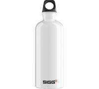 Subzonal-Sigg - Gourde Aluminium - Traveller White - Certifiée Neutre En Co2 - Convient Aux Boissons Gazeuses - Étanche & Légère - Sans Bpa - Pour Sport, Camping, Randonnée - Blanc - 0,6l