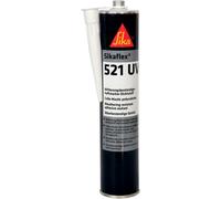SUBZONAL-SIKA - Colle-mastic joints d'étanchéité camping-car/caravane/mobil-home - Sikaflex 521 UV Noir - Adhérence élevée - Résistant aux UV - Sans solvant - Résiste aux conditions climatiques - 300