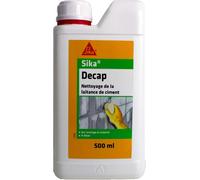 SUBZONAL-SIKA - Décapant nettoyant à diluer pour laitance de ciment de carrelage et matériel - Sika Decap - Intérieur/Extérieur -Dissout le ciment durci - 500ml