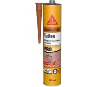 SUBZONAL-SIKA - Mastic-colle souple polyuréthane - Sikaflex-145 Tuiles Purform terre cuite - Réparation et collage de tuiles - Tous types de tuiles - 300 ml