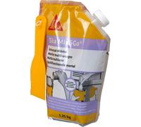 SUBZONAL-SIKA - Mortier multi-usages prêt à mélanger - Sika Mix & Go Gris - Réparation seuil, épaufrure, linteau et rebouchage fissures - Intérieur et extérieur - 1,25kg