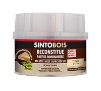 SUBZONAL-SINTO Reconstitue Bois Angles & Gros Tous Sapin - 500 ml - Idéal pour Reconstituer, Réparer et Reboucher une Partie Manquante sur du Bois - Séchage en 20 minutes - Excellente Adhérence