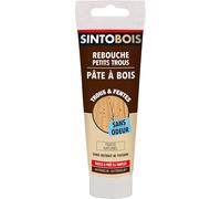 SUBZONAL-SINTOBOIS - Rebouche Petits Trous - Pâtes à Bois Sans Odeur - Prêt à l'Emploi - Sans Solvant - Sec en 4h - Intérieur et Extérieur - Ne se Rétracte pas - Ton Naturel - Technique Professionnel