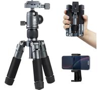 SUBZONAL-SIRUI Mini Trépied Appareil Photo de Bureau en Aluminium avec Rotule 360°, 52cm Trépied de Bureau Compact pour Caméscope Vidéo Appareil Photo Reflex Numérique, Charge Jusqu'à 10 kg, AM-TT50