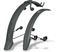Subzonal-Sks Germany Veloflex Set (55/65/65 29'') Kit Garde-Boue (Protection Anti-Éclaboussures Pour Vélo De Montagne Et De Ville, Adaptateur De Cadre Réglable, Avec Fermetures Et Tendeurs En