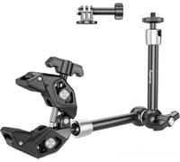 SUBZONAL-SMALLRIG Bras Magique avec Super Pince, Bras de Friction Articulé pour Support de Caméra avec Super Pince, pour Caméra, Lumière, Moniteur, Webcam ou Caméra d'action ¿1,5 ¿¿kg, pour Table, Tu