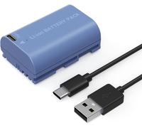 SUBZONAL-SMALLRIG LP-E6NH 2400mAh Batterie pour Canon R5/R6/R7, Battery Rechargeable pour Camera avec USB-C Charge Rapide pour Canon R, R5C, 5D II/III/IV, 6D, 6D II, 7D, 7D II, 60D, 60Da, 70D, 80D, 9