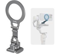 SUBZONAL-SMALLRIG Support de téléphone portable en métal avec plaque de base pour norme Arca, compatible avec DJI RS 4 Mini, support de téléphone portable avec griffe d'accessoires, support de trépie