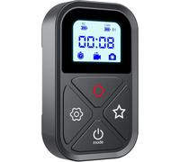 SUBZONAL-Smart sans Fil Bluetooth télécommande pour gopro Hero 13/12/11/10/9/8/max, telecommande pour gopro Hero 13/12/11/10/9/8 /Max, Noir avec écran LED, Port de Charge magnétique et Bracelet