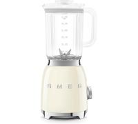 SUBZONAL-Smeg, Blender BLF03CREU 1,5 L, 4 Vitesses, 4 Fonctions Smoothie, Pulse, Glace Pilée et Autonettoyant, Bloc Moteur et Bouchon Doseur, Base Antidérapante, Range Cordon Intégré, 800W, Crème