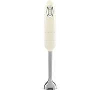 SUBZONAL-Smeg, Mixeur Plongeant HBF11CREU, Fonction Turbo et Système de Coupe Flowblend, avec Poignée Antidérapante, Range Cordon Intégré, Accessoires Non Inclus, Puissance 700W, Crème