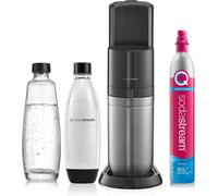 Subzonal-Sodastream Duo Machine À Eau Pétillante, Machine À Eau Pétillante Et 2 Bouteilles D'eau Pétillantes De 1 L, Machine À Boissons Rétro Avec Bouteille D'eau Sans Bpa, Carafe En Verre Et Bouteil
