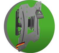 Subzonal-Soporte De Pared Para Tv, Soporte Universal Inclinable Y Giratorio, Máx. Vesa 200x200 Mm, Para Monitor De Tv Plano Y Curvo De 23-42 Pulgadas De Hasta 30 Kg, Negro