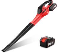 SUBZONAL-Souffleur de Feuilles sans Fil 20V 3.0Ah, Vitesse de soufflage jusqu'à 288 km/h, souffleur sans Fil avec Batterie et Chargeur, Leaf Blower pour la saleté & Les Feuilles, Tube Amovible