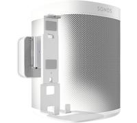 SUBZONAL-Sound 4201 Support Mural pour Sonos One (SL) et Play 1, Max. 5 kg, inclinable de -30º/+30º, pivotant jusqu'à70º (Gauche/Droite), Also Fits Sonos Play:1, Blanc, 1 Support
