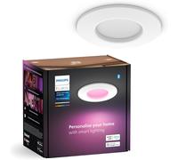 Subzonal-Spot Encastré Connecté, 90mm, Lumière Blanche Et Couleur, Compatible Bluetooth, Contrôle Vocal Avec Alexa, Apple Home Et Google Assistant, Blanc
