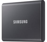 SUBZONAL-SSD Externe T7 2 To, Gris titane, MU-PC2T0T/WW, Vitesse de lecture/écriture jusqu'à 1050 Mo/s, Sécurisation par mot de passe