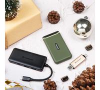 SUBZONAL-SSD portable ESD380C 2TB - USB 3.2 Gen 2x2 (20Gbps) Type-C SSD externe, boîtier aluminium résistant aux chocs, pour montage vidéo 4K/gaming/PC/Mac, garantie limitée 5 ans - TS2TESD380C