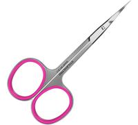 Subzonal-Staleks Pro - Ciseaux Professionnels Pour La Peau Des Cuticules, Lames Avec Crochet Et Poignées En Silicone Rose, Affûtage Manuel, Smart Ss-41/3