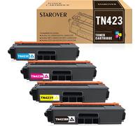 SUBZONAL-STAROVER TN423 Remplacement Cartouches de Toner Compatibles pour Brother TN423 TN-423 TN421 pour Brother HL-L8260CDW HL-L8360CDW DCP-L8410CDN DCP-L8410CDW MFC-L8690CDW MFC-L8900CDW (4 Pack)