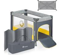 Subzonal-Stefi Lit Bebebebe Jusqu'à 15 Kg, Entrée Latérale, Dispositif De Protection Contre Le Pliage Accidentel Lockguard, Système De Pliage Rapide, Sac De Transport (Yellow)