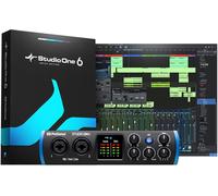 SUBZONAL-Studio 24c, Interface Audio USB-C, Pour Enregistrement, Diffusion, Podcasting avec Bundle de Logiciels incluant Studio One Artist, Ableton Live Lite DAW