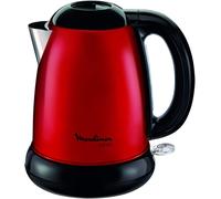 SUBZONAL-Subito Bouilloire sans fil, Capacité 1,7 L, Inox, Résistance cachée, Niveau d'eau visible, Rouge BY540510