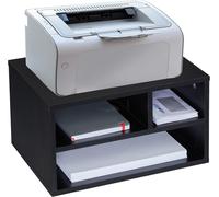 SUBZONAL-Support d¿imprimante Table de Travail, 3 Compartiments, étagère, aggloméré, Petit Meuble, HxlxP