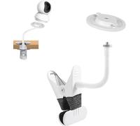 SUBZONAL-Support de serrage flexible pour caméra Ring Indoor Cam, Stick Up Cam, Arlo, Motorola, VTech VM901/VM924/VM928/VM923, Owlet, appareil photo à filetage 1/4, support col de cygne sans outils
