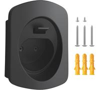 SUBZONAL-Support EV pour Prise Type 2, Support Mural & Porte-Câble pour Câble de Recharge Jusqu¿à 7 m, Matériau Robuste et Résistant aux Intempéries, Accessoire Organisateur Noir