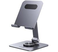 Subzonal-Support Tablette Bureau Réglable Rotatif À 360 Degrés Porte Téléphone Pliable En Aluminium Compatible Avec Iphone 17 Pro Max Air Ipad Pro Air Mini Galaxy Tab A11 S11 A9 Redmi Pad