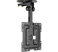 SUBZONAL-Support TV Plafond D0422 pour 19-43 Pouces (48-109 cm) Orientable Pliable Hauteur Réglable LED LCD OLED Support VESA Max. 200x200, Accessoires pour TV et vidéo, Universel