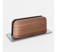 SUBZONAL-Support Vertical pour Ordinateur Portable, Laptop Stand, Support PC Portable en Bois de Noyer Noir et Aluminium pour MacBook, Surface, Samsung, HP, Dell