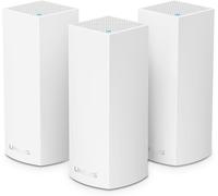 SUBZONAL-Système Wi-Fi 5 Mesh Triple Bande Velop Whw0303 Ac2200 (Routeur Wlan, Répéteur Amplificateur de Signal Jusqu&Apos;à 525 M2, pour Plus de 60 Appareils, 6 Ports ethernet, Pack de 3, Blanc)